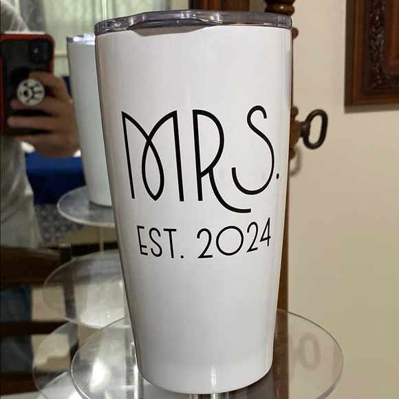 Francesca's Collections White Mug Modern Design - Picture 1 of 4